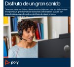 HP Poly Auriculares Poly Blackwire 5220 estéreo USB-C + conector de 3,5 mm + adaptador USB-C/A (paquete)