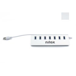 Nilox NX7HUB30 interface hub USB 3.2 Gen 1 (3.1 Gen 1) Type-A 5000 Mbit/s Grey