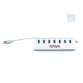 Nilox NX7HUB30 interface hub USB 3.2 Gen 1 (3.1 Gen 1) Type-A 5000 Mbit/s Grey