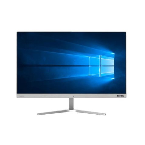 Nilox NX24AIOI5240WE Intel® Core™ i5 i5-8400 61 cm (24") 1920 x 1080 pixels All-in-One workstation 4 GB DDR4-SDRAM 240 GB SSD Windows 10 Enterprise Wi-Fi 4 (802.11n) Black, Silver