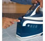 Polti Vaporella Express VE30.10 2200 W 1,6 L Piastra in Ceramica Blu, Bianco