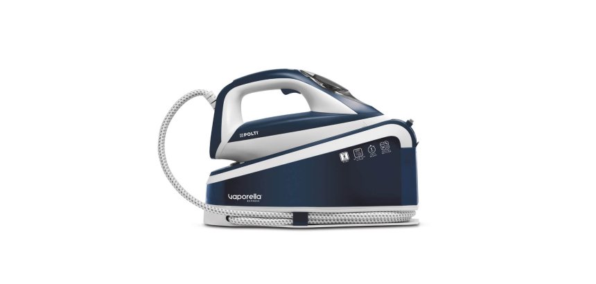Polti Vaporella Express VE30.10 2200 W 1,6 L Piastra in Ceramica Blu, Bianco