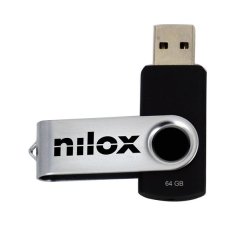 Nilox U3NIL64BL001 unità flash USB 64 GB USB tipo-C 3.2 Gen 1 (3.1 Gen 1) Argento