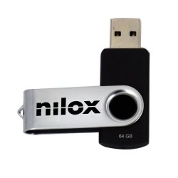 Nilox U3NIL64BL001 unità flash USB 64 GB USB tipo-C 3.2 Gen 1 (3.1 Gen 1) Argento