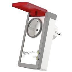 DECT FRITZ! 210 INT presa intelligente 3450 W Grigio, Rosso, Bianco