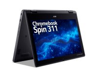 Acer Chromebook R724T-TCO-K01L MediaTek 29,5 cm (11.6") Écran tactile HD 8 Go LPDDR4x-SDRAM 64 Go Flash Wi-Fi 6 (802.11ax) ChromeOS Noir Français