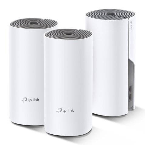 TP-Link Deco E4 (3-pack) Dual-band (2.4 GHz / 5 GHz) Wi-Fi 5 (802.11ac) Wit, Grijs 2 Intern