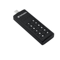 Verbatim Keypad Secure - USB 3.0 Drive with Password Protection and AES-256 HW encryption to protect your data - 32 GB - Black