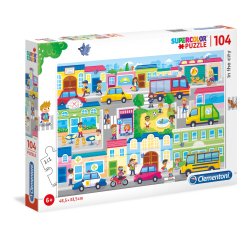 Clementoni In the City Jigsaw puzzle 104 pc(s)