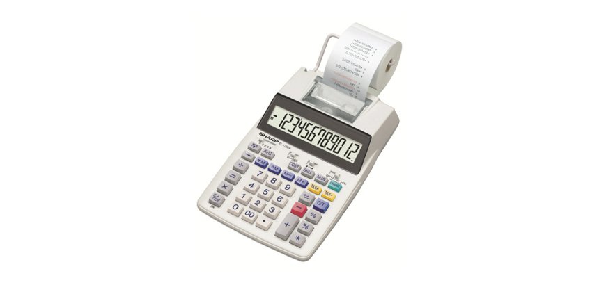 Sharp EL-1750V calculator