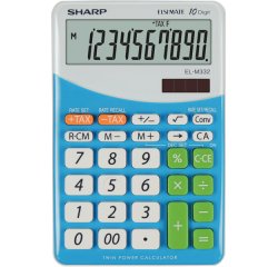 Sharp EL M332 BBL - BLU calculator Desktop Financial Blue
