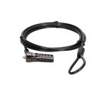 Conceptronic CUSTODIO01BS Combination Laptop Lock, Standard Security Slot, 1.8m