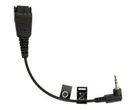 Jabra 8800-00-46 audio cable 0.15 m QD 2.5mm jack Black