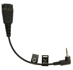 Jabra 8800-00-46 câble audio 0,15 m QD 2.5mm jack Noir