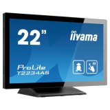 iiyama ProLite T2234AS-B1 écran plat de PC 54,6 cm (21.5") 1920 x 1080 pixels Full HD Écran tactile Multi-utilisateur Noir