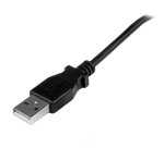 Cable Adaptador 1m USB A Macho a Micro USB B Macho Acodado en Ángulo hacia Arriba para Teléfono Móvil