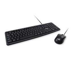 Equip 245201 teclado Ratón incluido Oficina USB QWERTY Español Negro
