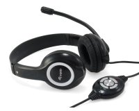 Equip 245301 auricular y casco Auriculares Alámbrico Diadema Llamadas/Música USB tipo A Negro