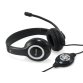 Equip 245301 auricular y casco Auriculares Alámbrico Diadema Llamadas/Música USB tipo A Negro