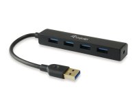 Equip 128953 hub de interfaz USB 3.2 Gen 1 (3.1 Gen 1) Type-A 5000 Mbit/s Negro