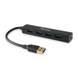 Equip 128953 interface hub USB 3.2 Gen 1 (3.1 Gen 1) Type-A 5000 Mbit/s Black