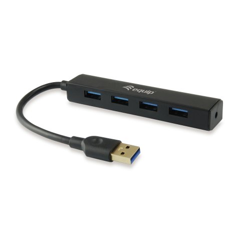 Equip 128953 interface hub USB 3.2 Gen 1 (3.1 Gen 1) Type-A 5000 Mbit/s Black