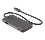 StarTech.com USB-C-Multiport-Adapter - USB-C auf 4K HDMI, 100W Power-Delivery-Pass-Through, SD/MicroSD-Steckplatz, 3 Port USB 3.0 Hub - USB-C Mini-Dock - 30 cm langes angeschlossenes Kabel