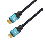 AISENS ?able, HDMI, 2.0, Premium alta velocidad / HEC, 4k@60 Hz, 18 Gbps, A/M-A/M, Negro/Azul, 2.0 m