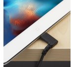 StarTech.com Câble USB-A vers Lightning Noir Robuste 2m Coudé à 90° - Câble de Charge/Synchronisation USB Type A vers Lightning en Fibre Aramide Robuste et Résistante - Certifié Apple MFi - iPhone