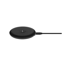 Celly WLFASTFEELBK mobile device charger Smartphone Black USB Wireless charging Fast charging Indoor