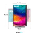 BenQ PD2770U computer monitor 68.6 cm (27") 3840 x 2160 pixels 4K Ultra HD LCD Black