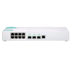QNAP QSW-308-1C network switch Unmanaged Gigabit Ethernet (10/100/1000) White