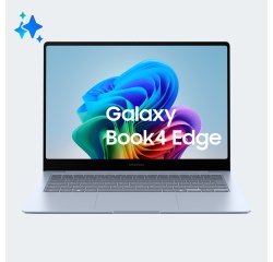 Samsung Galaxy Book4 Edge Laptop, Elite X, 16GB RAM, 512GB SSD, 14" Super AMOLED, Windows 11 Home, Sapphire Blue