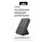 Celly MAGPBW10000BK batería externa 10000 mAh Cargador inalámbrico Negro