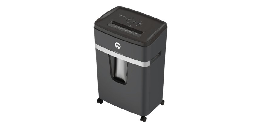 HP Pro Shredder 18CC triturador de papel Corte en partículas 55 dB 22 cm Negro