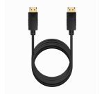 AISENS Cable DISPLAYPORT V1.2 CCS 4K@60Hz, DP/M-DP/M, Negro, 3.0m
