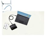 StarTech.com Tapis Antistatique ESD - Tapis de Bureau ESD Universel - Sous-couche pour Réparation d'Appareils Électroniques - Tapis de Travail avec Câble de Mise à la Terre Détachable, ANSI/ESD S 4.1, 60x120cm