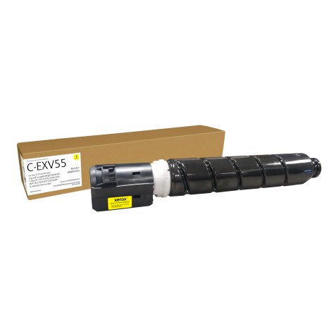 Remanufacturé Everyday Toner remanufacturé Jaune Everyday™ de Xerox compatible avec Canon C-EXV55 (2185C002AA), Capacité standard