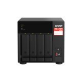 QNAP TS-473A NAS Tower Ryzen Embedded V1500B 8 Go DDR4 0 To QNAP Turbo System Noir