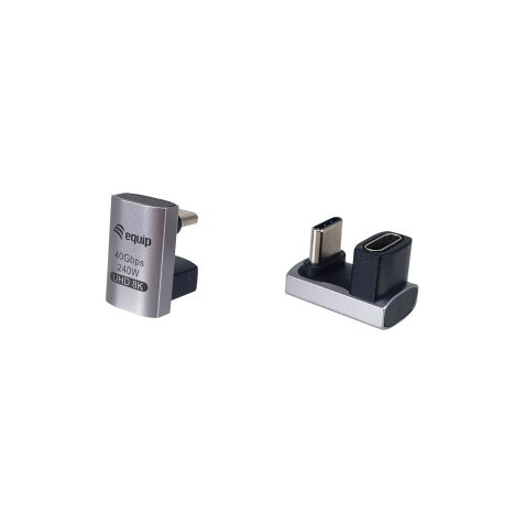Equip USB 4 C-C U plug adapter, 40Gbps, PD 240W , 2-Pack