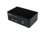 StarTech.com Commutateur KVM 2 ports DisplayPort, USB et audio - Switch KVM - 2560 x 1600