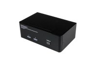 StarTech.com Commutateur KVM 2 ports DisplayPort, USB et audio - Switch KVM - 2560 x 1600