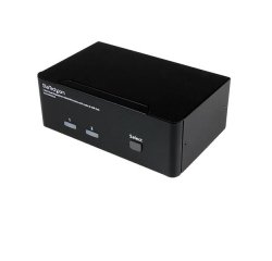 StarTech.com Commutateur KVM 2 ports DisplayPort, USB et audio - Switch KVM - 2560 x 1600