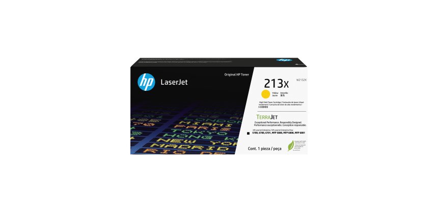 HP 213X Toner LaserJet authentique Grande capacité Jaune