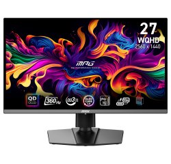 MSI MPG 271QRX QD-OLED computer monitor 67.3 cm (26.5") 2560 x 1440 pixels Wide Quad HD Black