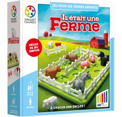Jeu interdacta il etait une ferme 1 plan de jeu + 2       chevaux + 2 vaches + 2        moutons + 2 cochons + 3