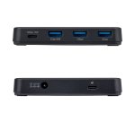 StarTech.com Hub USB-C y Tipo A de 4 Puertos - Ladrón USB de 5Gbps - Autoalimentado - Con Cable Host Tipo C y USB-A - 1x USB-C y 3x USB-A (1x BC 1.2) - Adaptador de Corriente de 36W - Mac/Windows