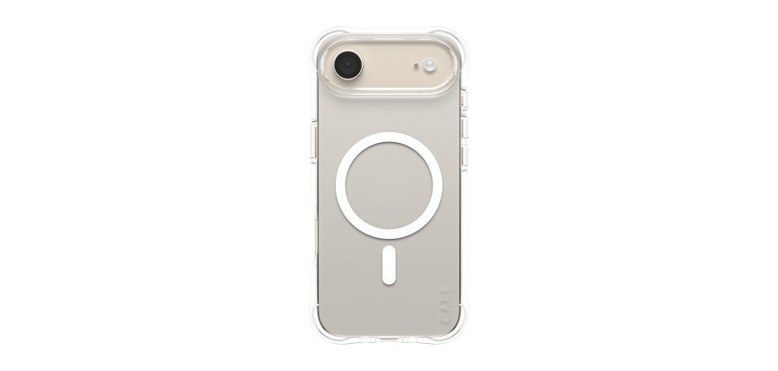 PanzerGlass CARE™ by ® Samba Case Transparent w. White MagSafe iPhone Air protective phone case Cover