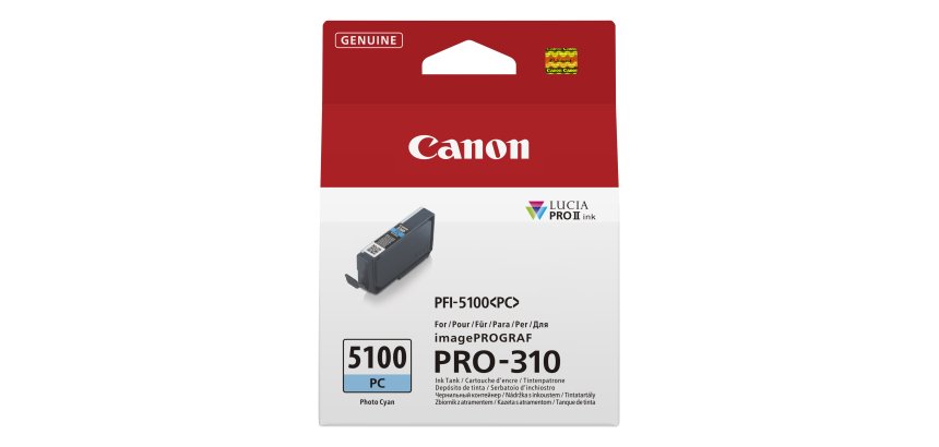 Canon PFI-5100 PC ink cartridge 1 pc(s) Original Photo cyan