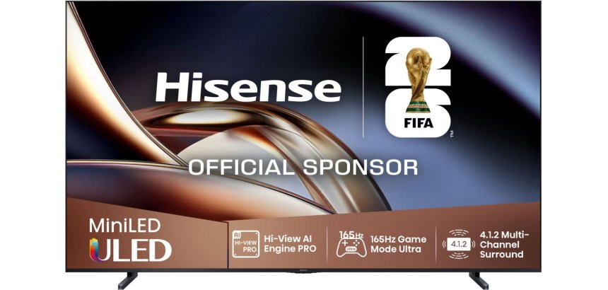 Hisense 100U8Q 2,54 m (100") 4K Ultra HD Smart TV Wi-Fi Nero, Grigio